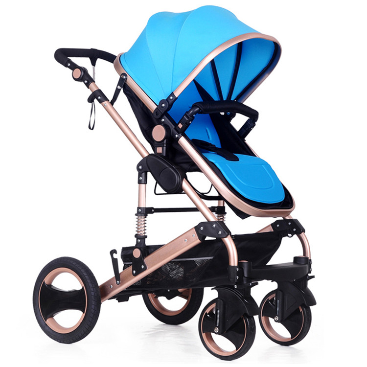 Explosion Proof Rubber Wheel 3-In-1 Baby Stroller